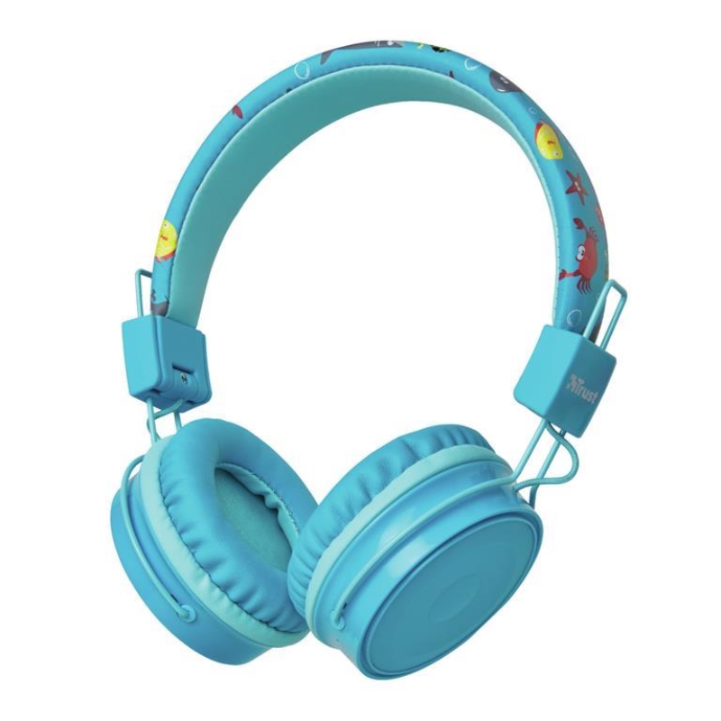 TRUST CUFFIA TRUST COMI BT KIDS HEADPHONES BLUE